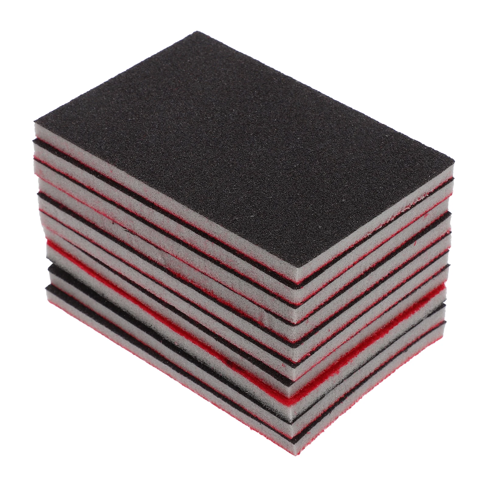 

10 Pcs Sponge Sandpaper 100x70mm 180# Grit Sanding Block for Wood Furniture Car Metal Polishing Drywall Pad Tools