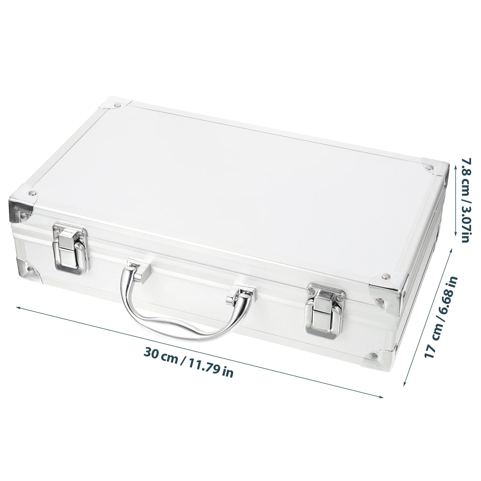 Collapsible Storage Bins Toolbox Hard Cases Parts Suitcase Tools First Aid Multi-purpose Silver Travel