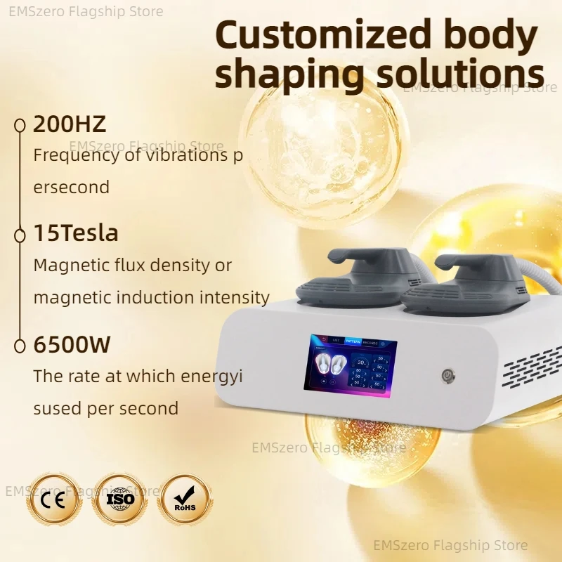 

Emszero Electromagnetic Stimulation Machine 14Tesla Ems Sculpting Machines Body Slimming Build Muscle SPA Equipment