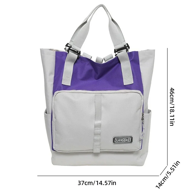 ยิมกีฬากระเป๋าเป้สะพายหลังมัลติฟังก์ชั่แพคเกจสาเหตุนักเรียนเดินทางกระเป๋านักเรียนกระเป๋าเดินทางC Rossbodyกระเป๋าถือสําหรับผู้ชายผู้หญิงกระเป๋าสิริ