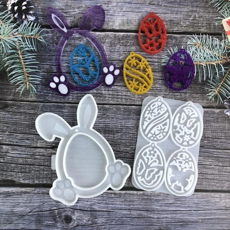 

C71d 2pcs Создание форм подвесные подвесные формы для создания яиц бабочек украшения