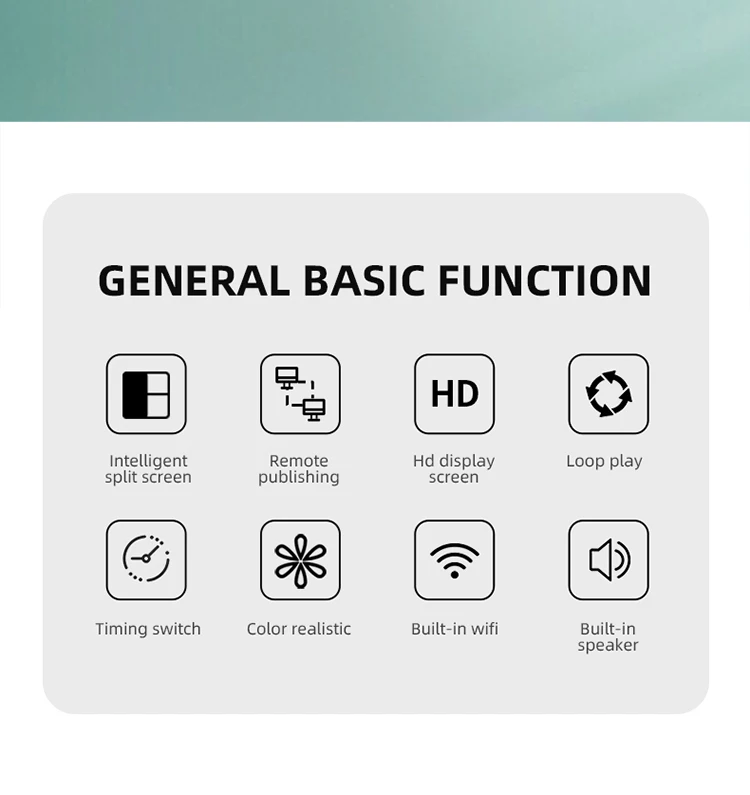 Finestra di segnaletica digitale montata a soffitto con schermo pubblicitario a doppio lato in vetro temperato integrato ad alta luminosità