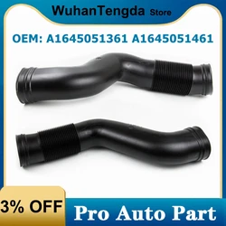 for Mercedes Benz W164 ML350 GL450 A1645051361 A1645051461 1Pair Air Intake Duct Hose Tube Inlet Pipe 1645051361 1645051461