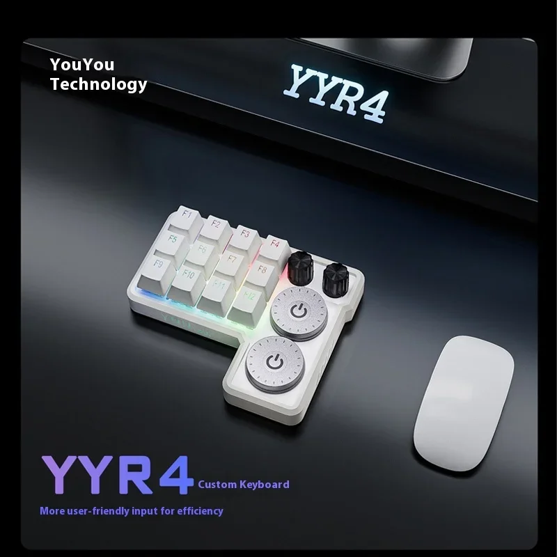 

Yyr4 Custom Mechanical Keypad With Customizable Shortcut Keys, Suitable For Photo Editors, Illustrators, Designers, And Painters