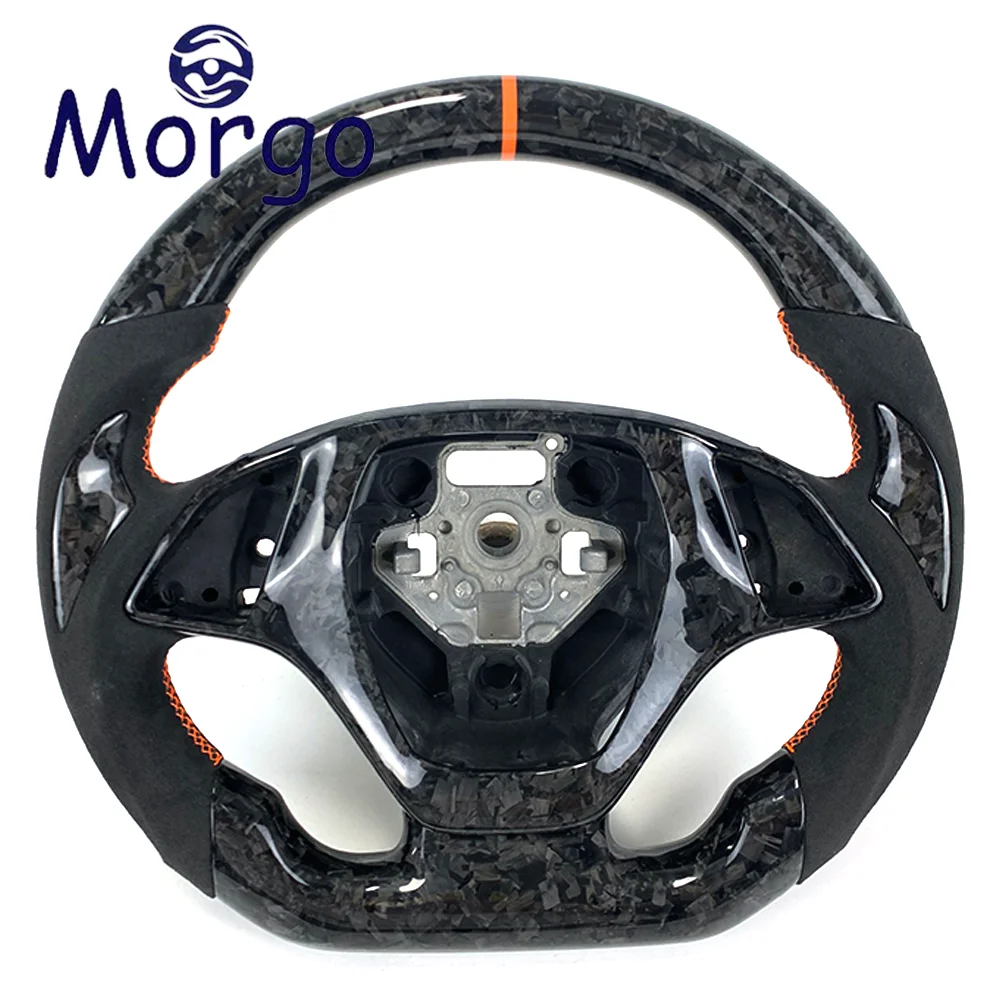

Cars accessories Customized racing style Carbon Fiber Steering Wheel For Chevrolet Corvette C7 ZL1 Z06 Steering Wheel 2016-2022
