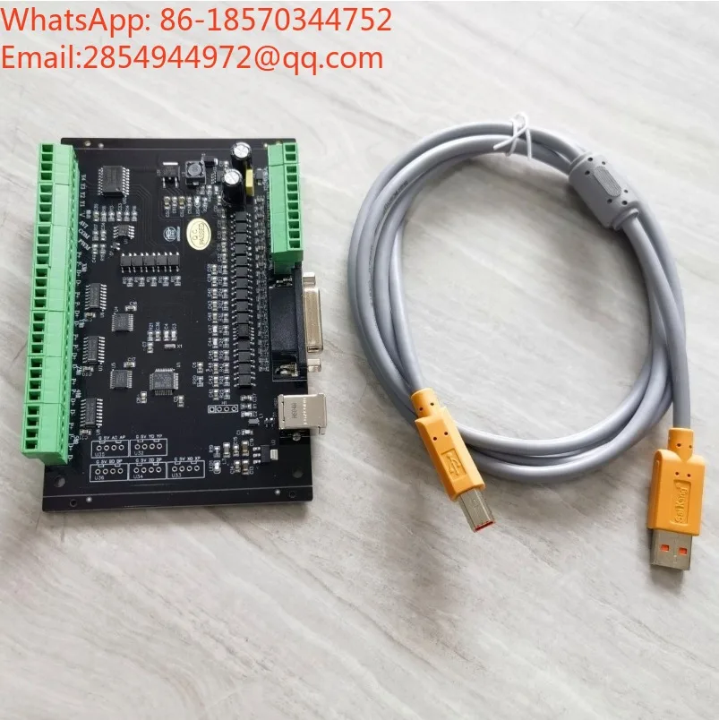 MACH3 Five-axis USB Motion Control Card 100KHZ Can Drive Stepper Servo Motor