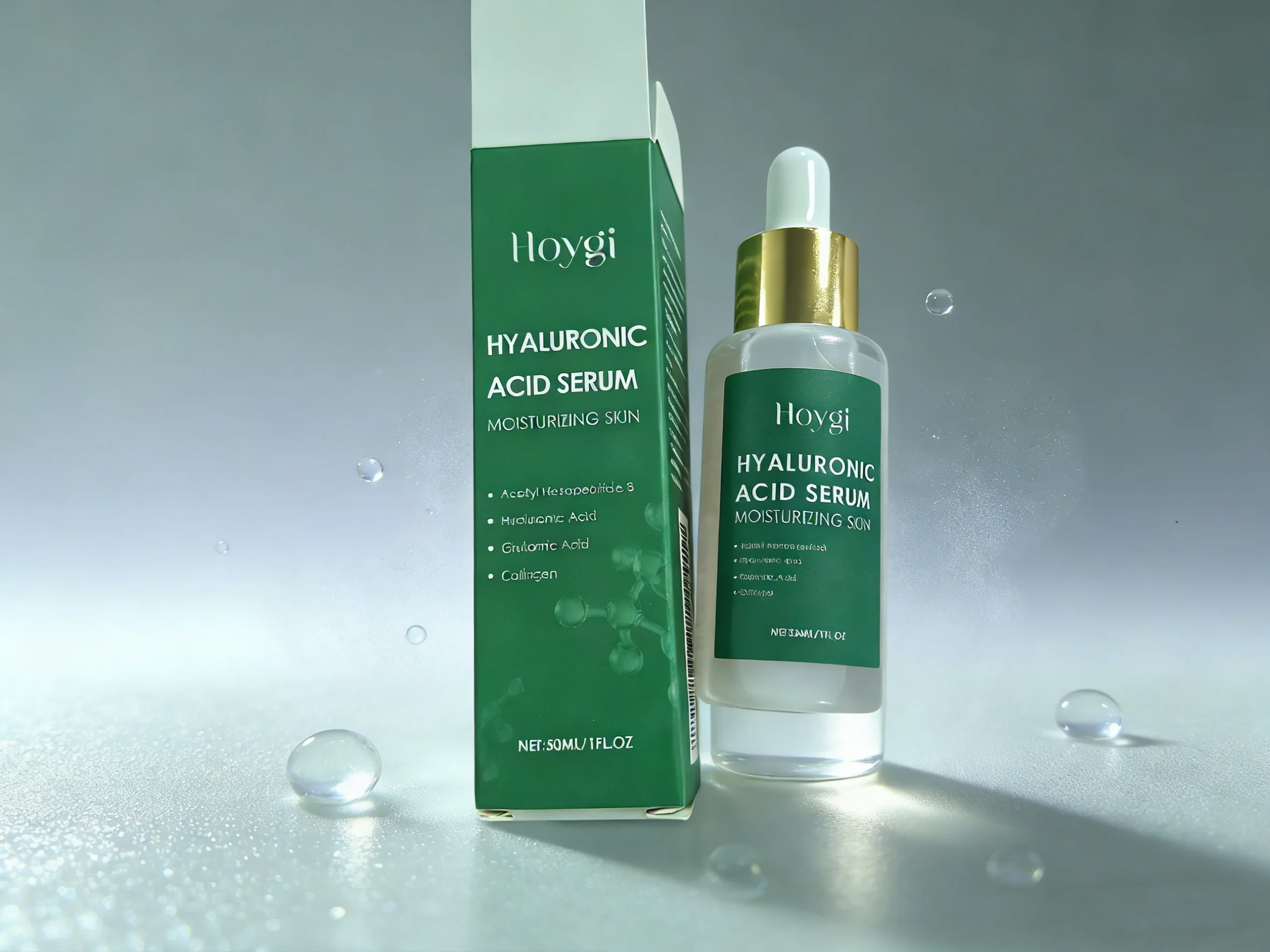 Hyaluronic acid essence.Hydrating Skin Care Serum for Dry Skin, Plumping Face Serum Essentials, Daily Use.30ml