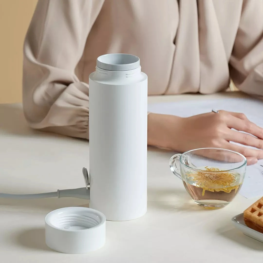 Xiaomi Mijia Portable Electric Cup Thermos Kettle Stainless Steel Water Boiler Insulation Cup For Business And Travel 350ml