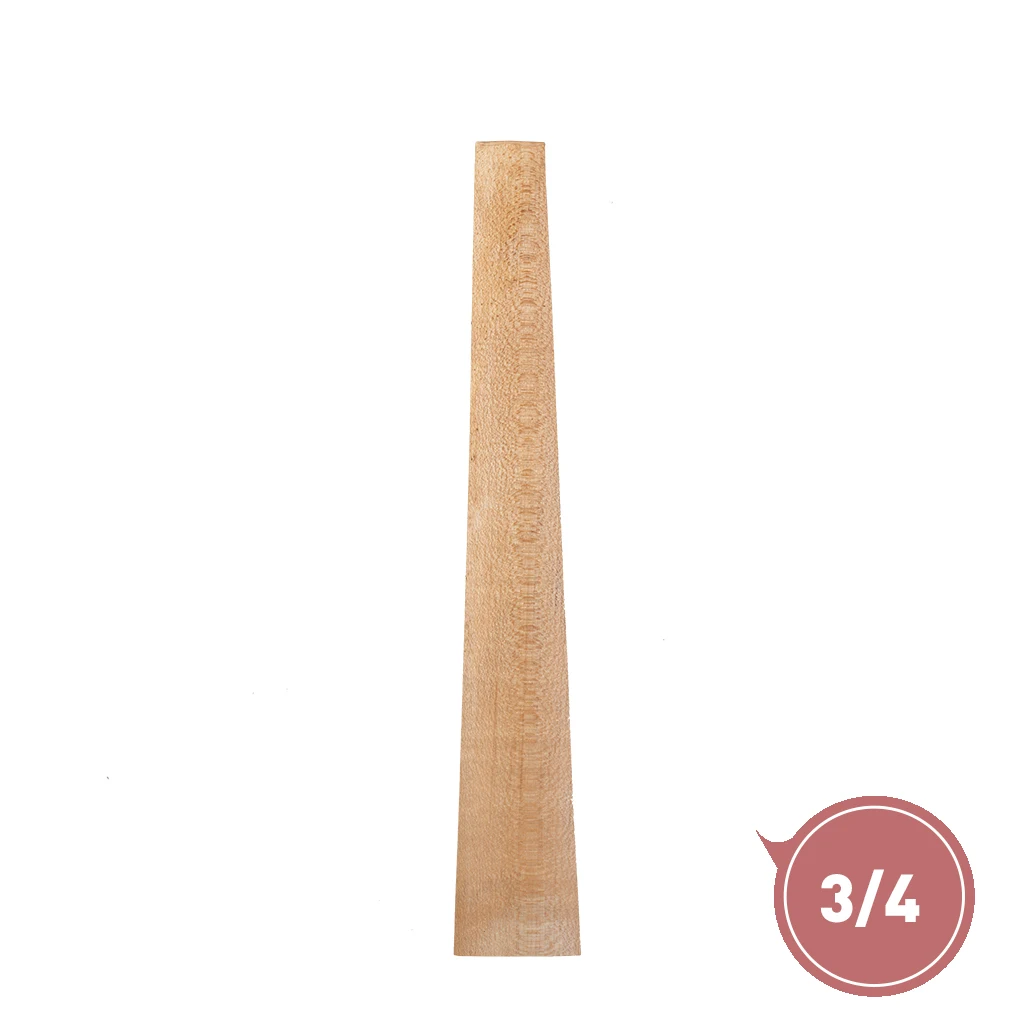 Unfinished 4/4 3/4 1/2 1/4 1/8 Fiddle Fingerboard DIY Violin Maple Wood Fingerboard Fiddle Fretboard Violin Parts Accessories