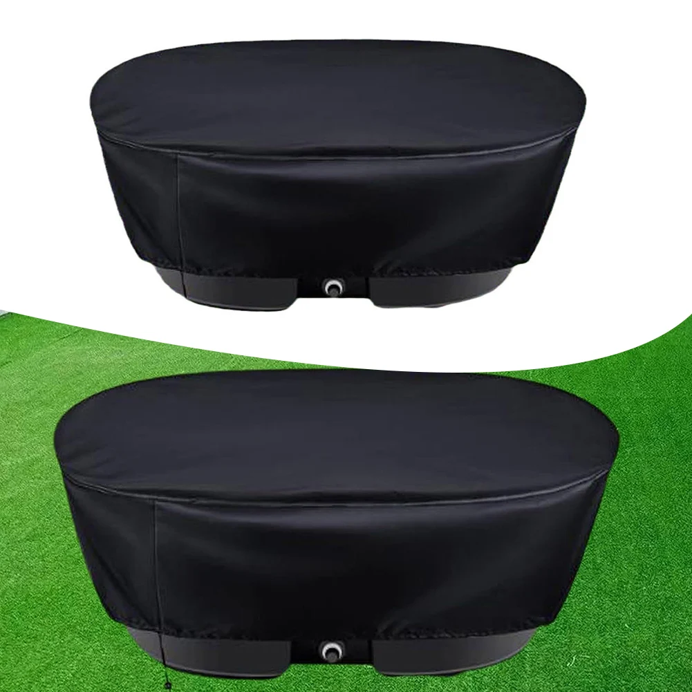 /Oval /Pool /Cover 420D Oxford Waterproof Dustproof Windproof Protective Sheet With Snap Lock Drawstring For 50 100 150 300 Gall