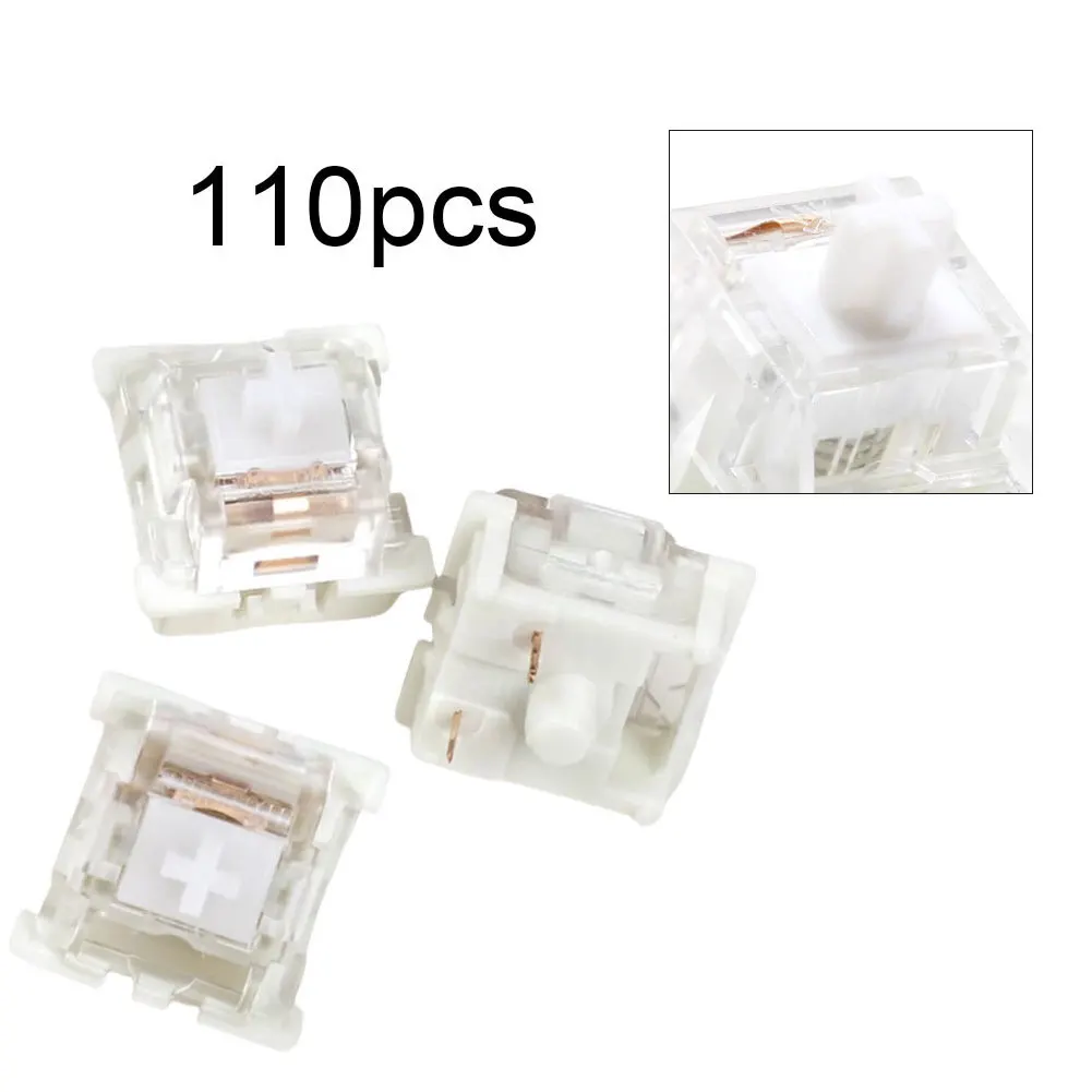 

110X механические переключатели бесшумные для SMD-LED 3-контактный переключатель с возможностью горячей замены для офисного электрооборудования аксессуар