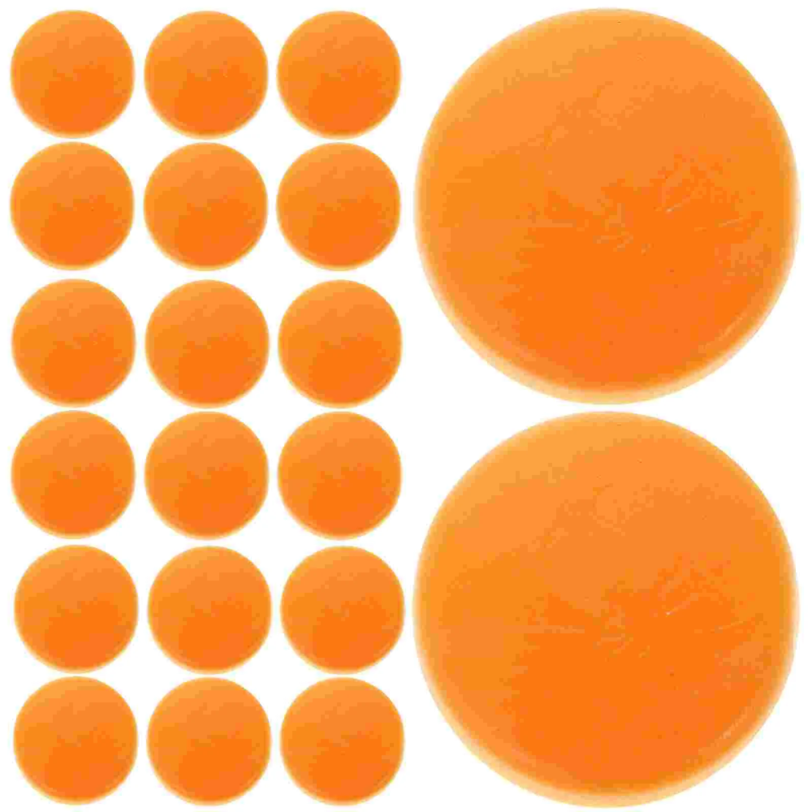 Accessoires en argile crème, modèle de pain de Simulation, Mini décor alimentaire, accessoire de photographie, matériau PVC, sûr et léger pour enfants, 20 pièces