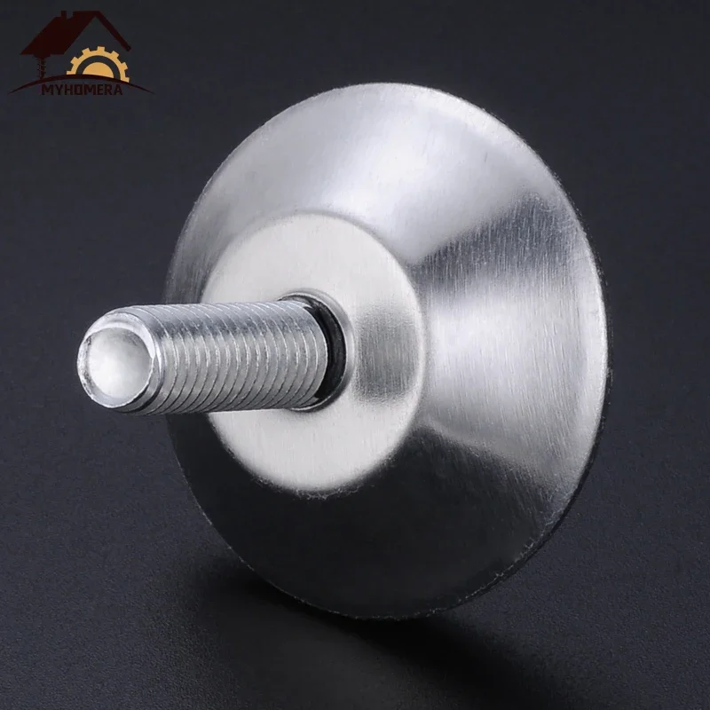 4 Pieces Steel Furniture Legs Anti-slip Base Table Cabinet Leg Pad Adjustable Leveling Feet Leveler M8 M10 Screw Various Size image 6