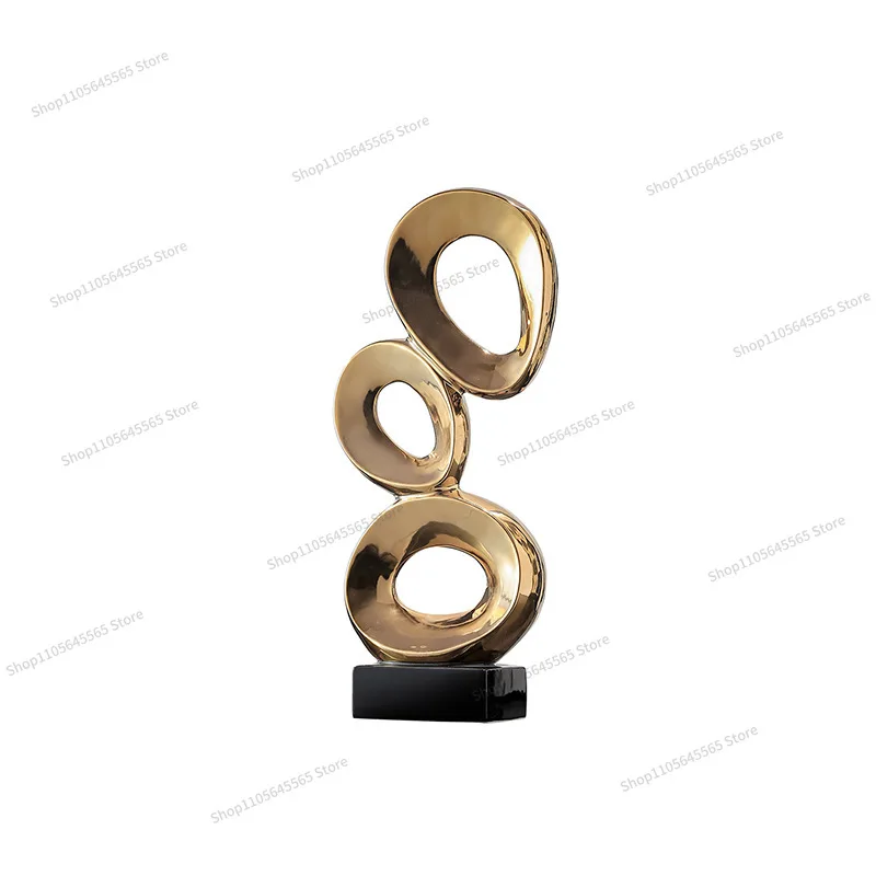 For creative stone to run ornaments light luxury TV cabinet living room wine cabinet decorative gifts