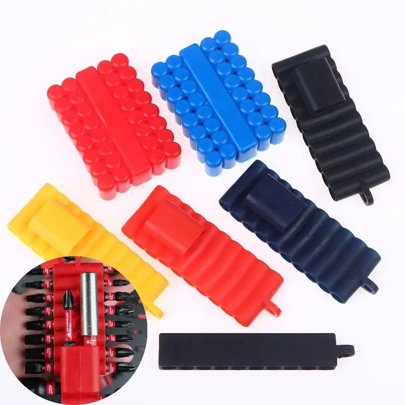 Multi-specification 10/22/32Holes Storage Case Screw Driver Head Drill Bit Stand Case Tool 1/4