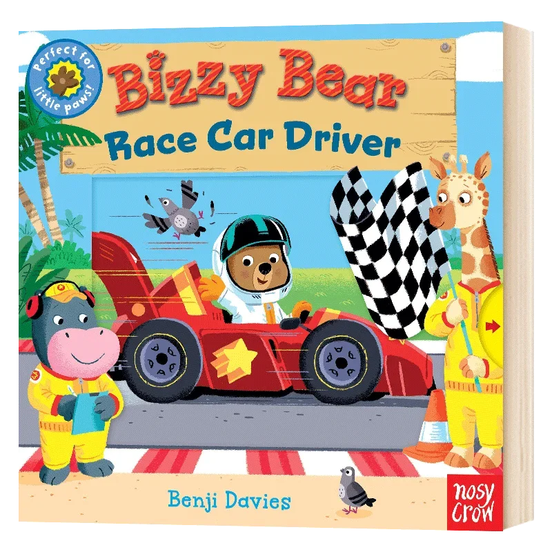 Bizzy Bear Race Car Driver, Children's books aged 3 4 5 6, English picture books, 9781536205596