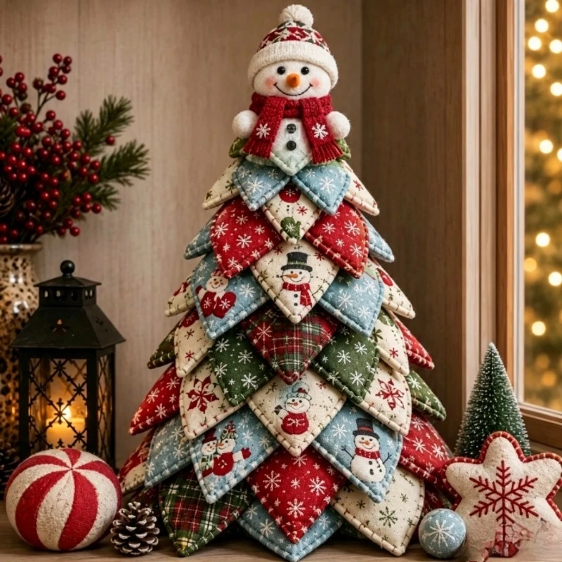 Handmade Quilted Christmas Tree Craft Kit