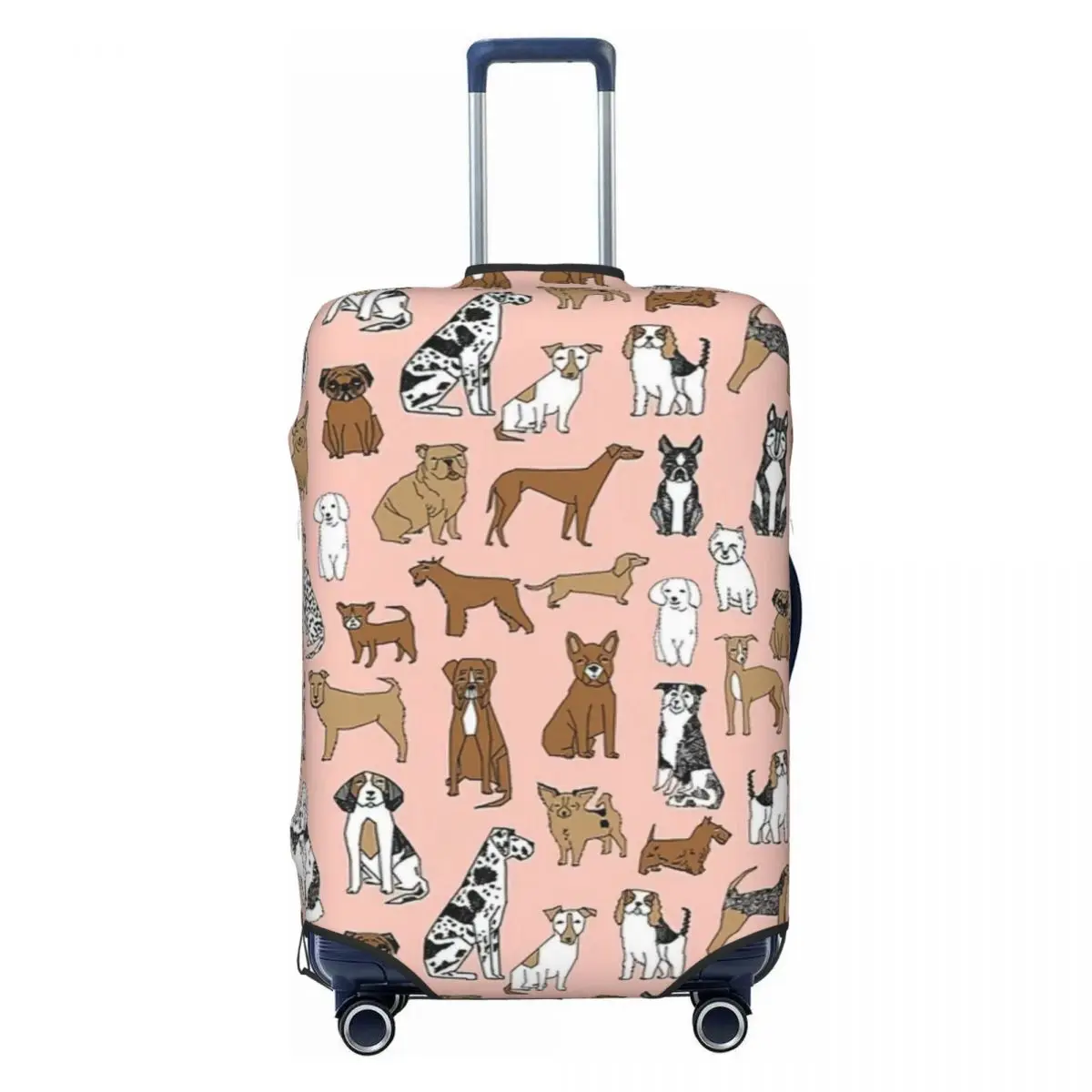 Cães Cães Cães Imprimir Bagagem Protetora Poeira Cobre Elastic Impermeável 18-32 polegada Suitcase Cover Viagem Acessórios