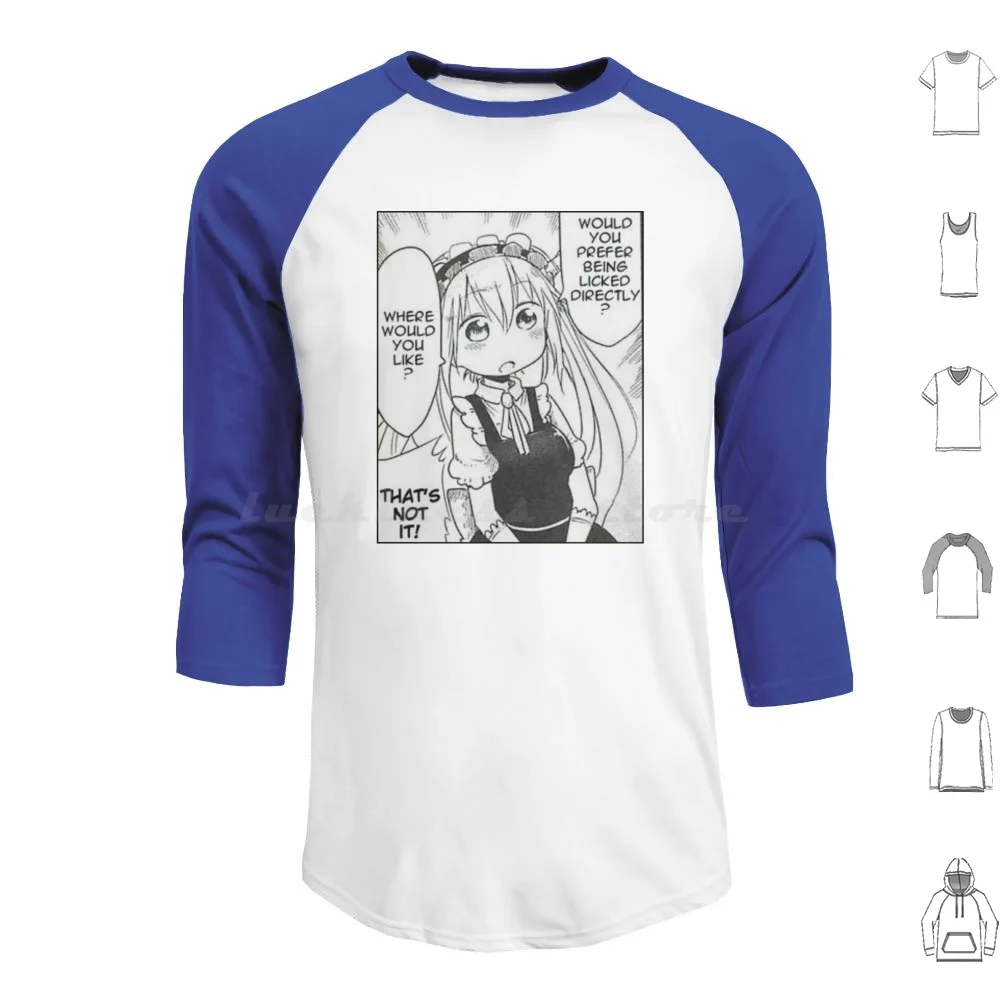 Miss Kobayashi'S Dragon Maid-You You Prefer Being Licked Directly ? Hoodie cotton Long Sleeve Dragon Maid Tohru Miss