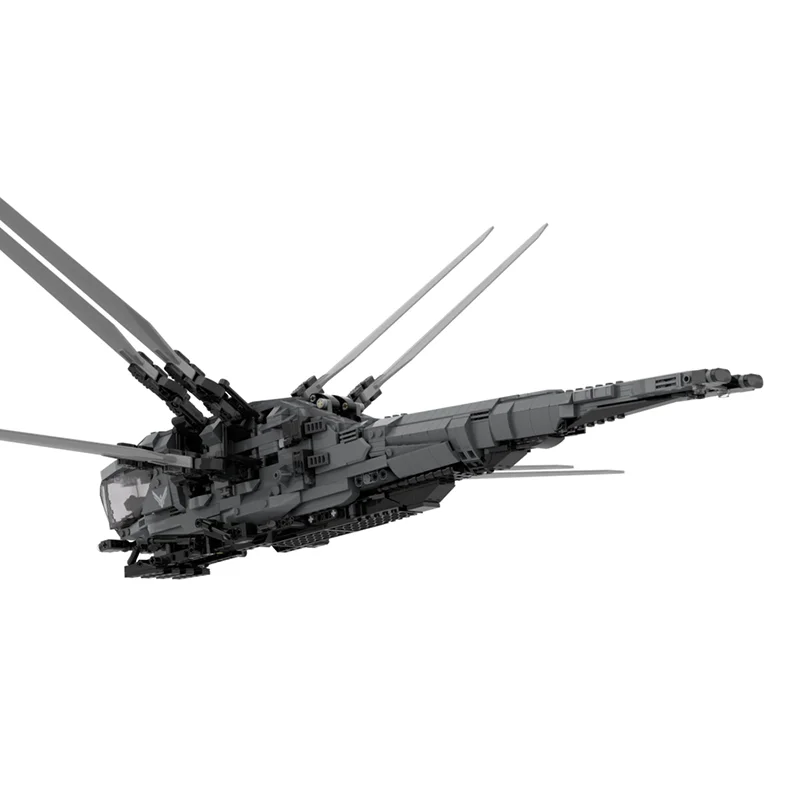 مقاتلة نموذج Moc قوالب بناء وحدات الكثبان الرملية Atreides الملكي Ornithopter التكنولوجيا كتل عيد الميلاد لتقوم بها بنفسك لعبة هدية البناء #3