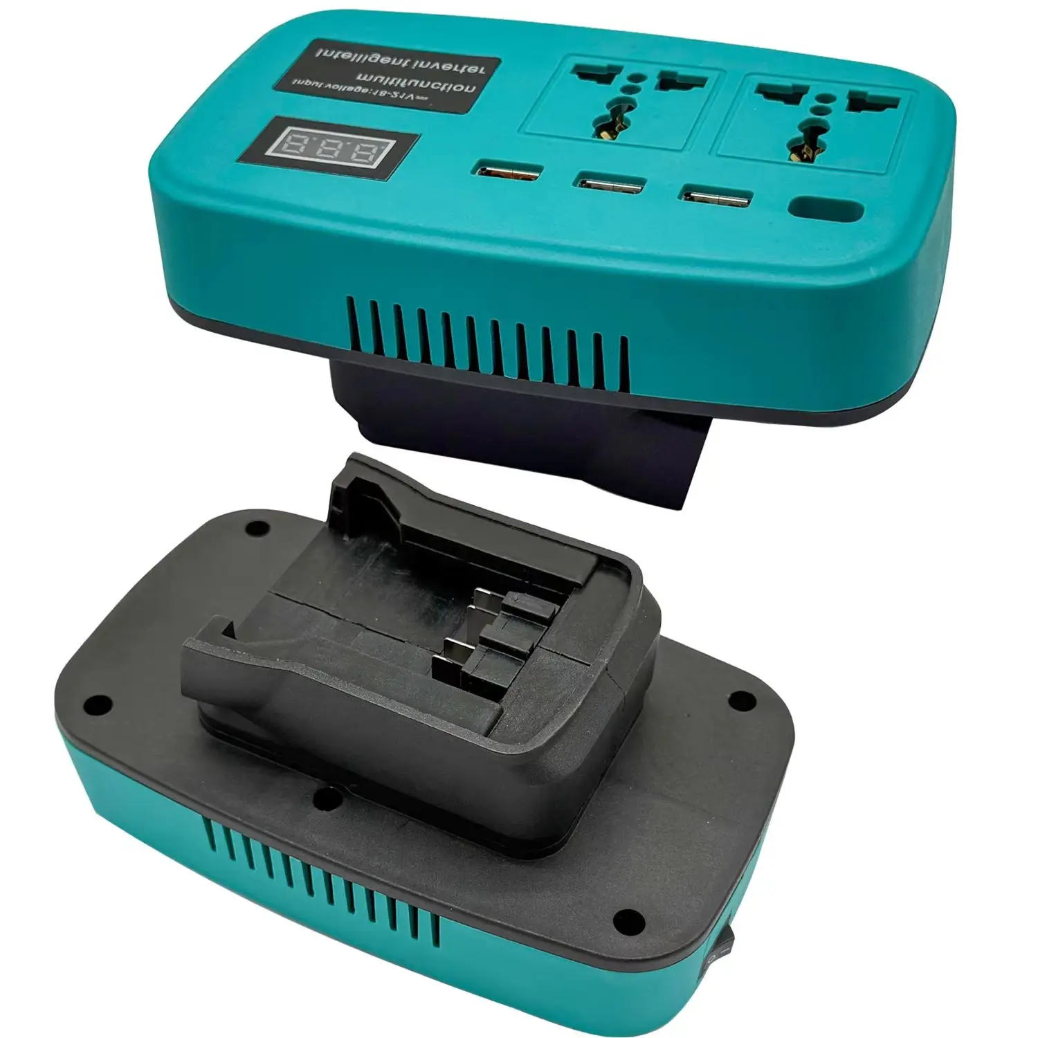 

Преобразователь пластиковой батареи, большая емкость, интеллектуальная технология, интеграция, инвертор для ног, бесшовный преобразователь мощности постоянного тока в 220 В переменного тока