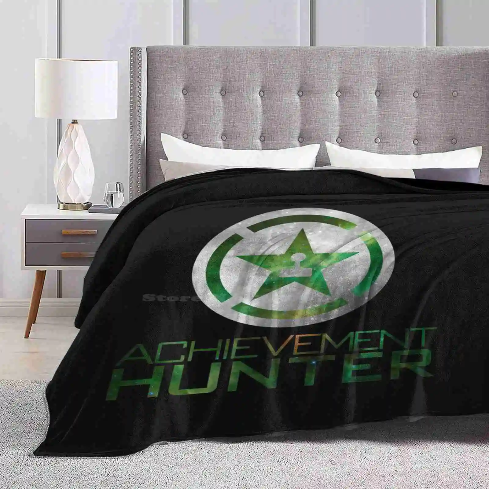 Galaxy Achievement Hunter Creative Design Light Thin Soft Flannel Blanket Gavin Free Achievement Hunter Geoff Ramsey Jack