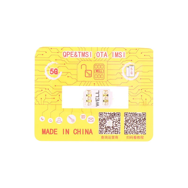 New WELLSIM PRO Single Sided Adhesive Universal Card Sticker Suitable For The Entire 6-15PM Series ICCID Mode