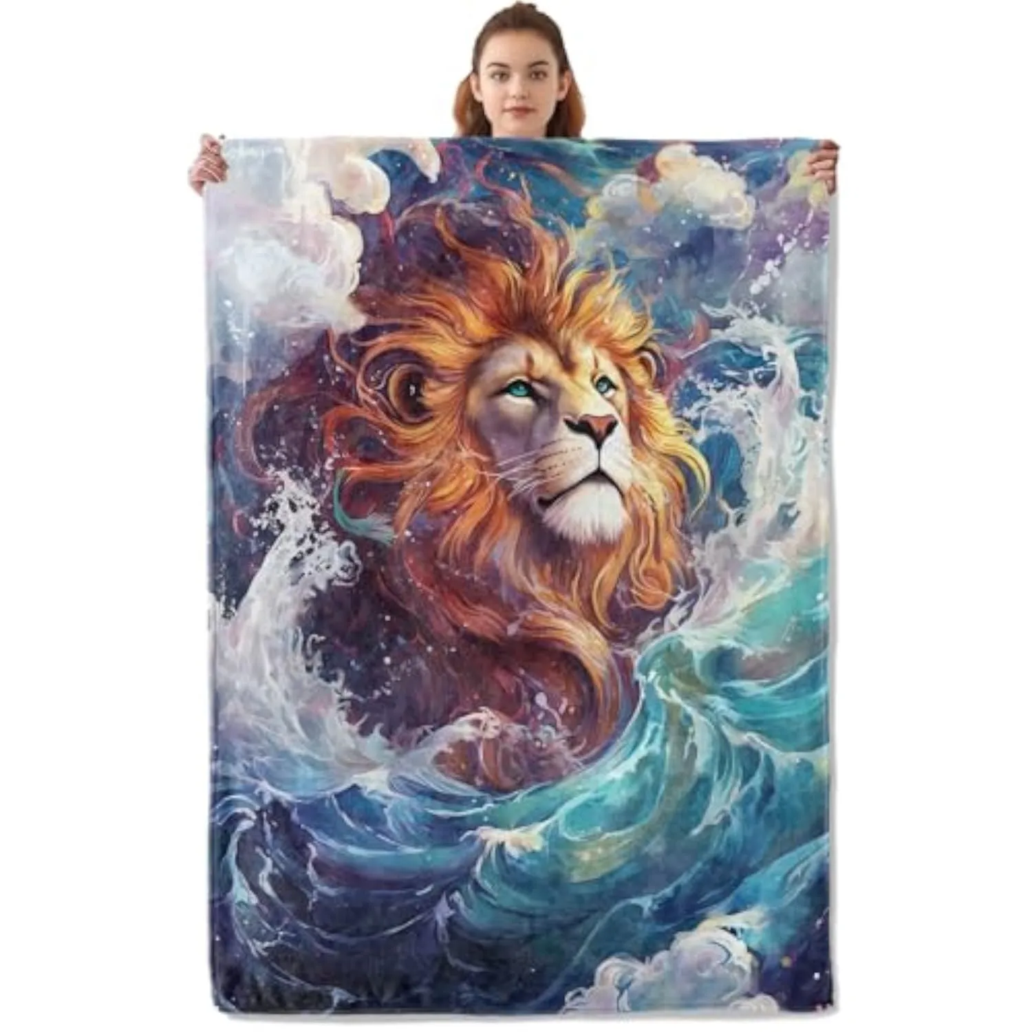 Cute Cardinal Floral Blanket Soft Cozy Warm Flannel Throw Lightweight Plush Blankets for Travel Sofa Bedroom
