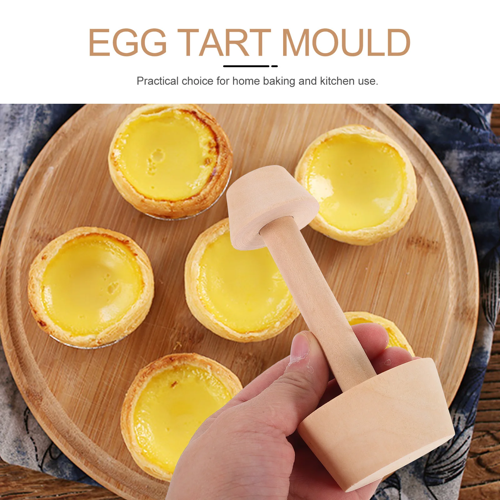 

Egg Tart Mold Cake Mould Double Ends Tart Tamper For Baking Pie Pastry Presser Kitchen Tools Baking Mold