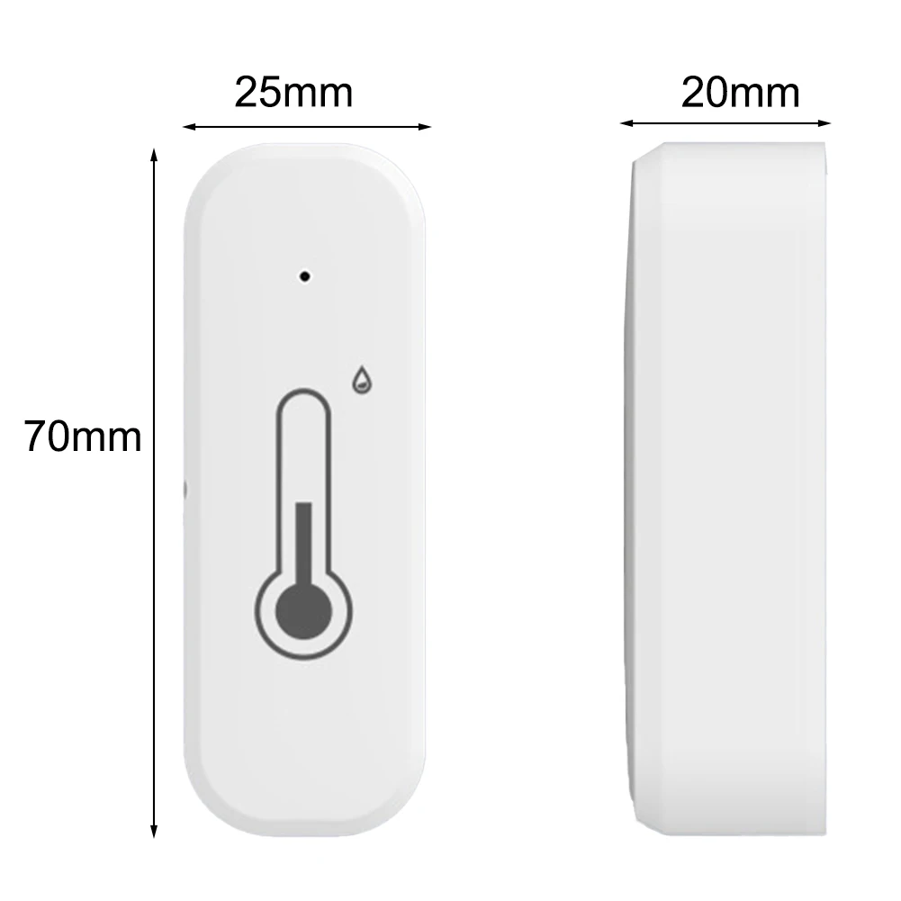 

Монитор датчика температуры влажности для внутреннего использования для офиса в саду со оповещаниями в реальном времени и функциями экспорта данных