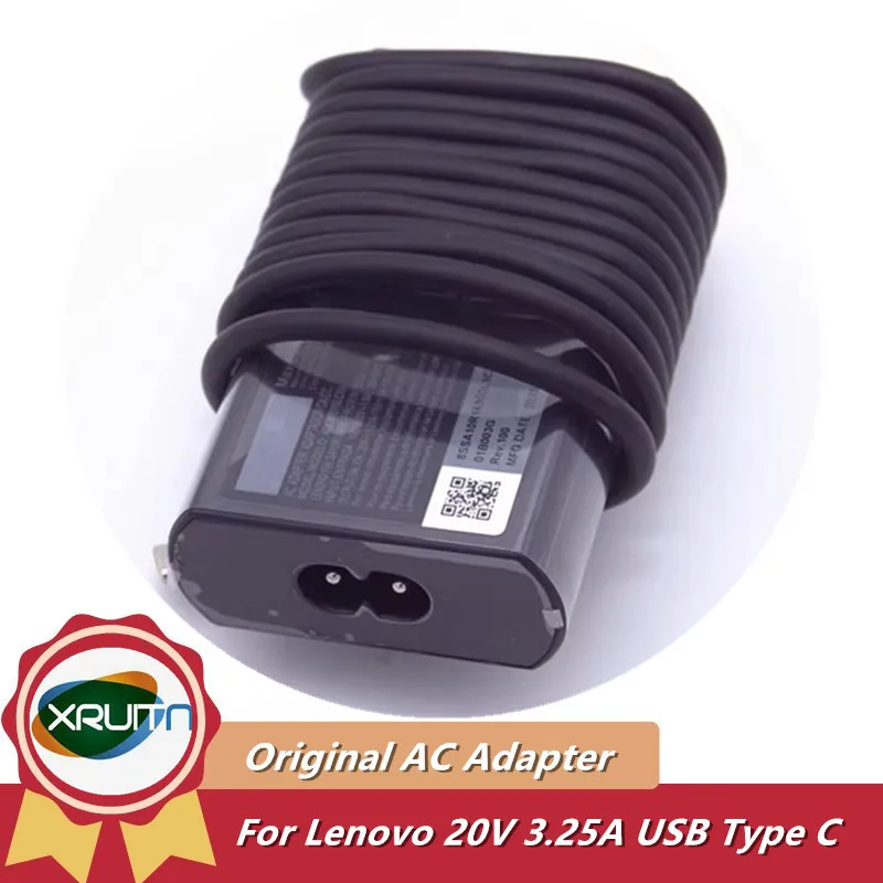 Original ADLX65YSDC3A 20V 3.25A AC Adapter 65W ADLX65YSLC3A for LENOVO THINKBOOK T14 T15 L13 L14 X1 S1 S2 E14 E15 13S 14S X13