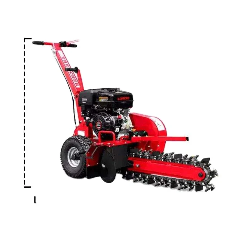 

Automatic Agricultural Mini Furrowing Machine Rock Drilling Ditch Machine Chain Furrowing Machine