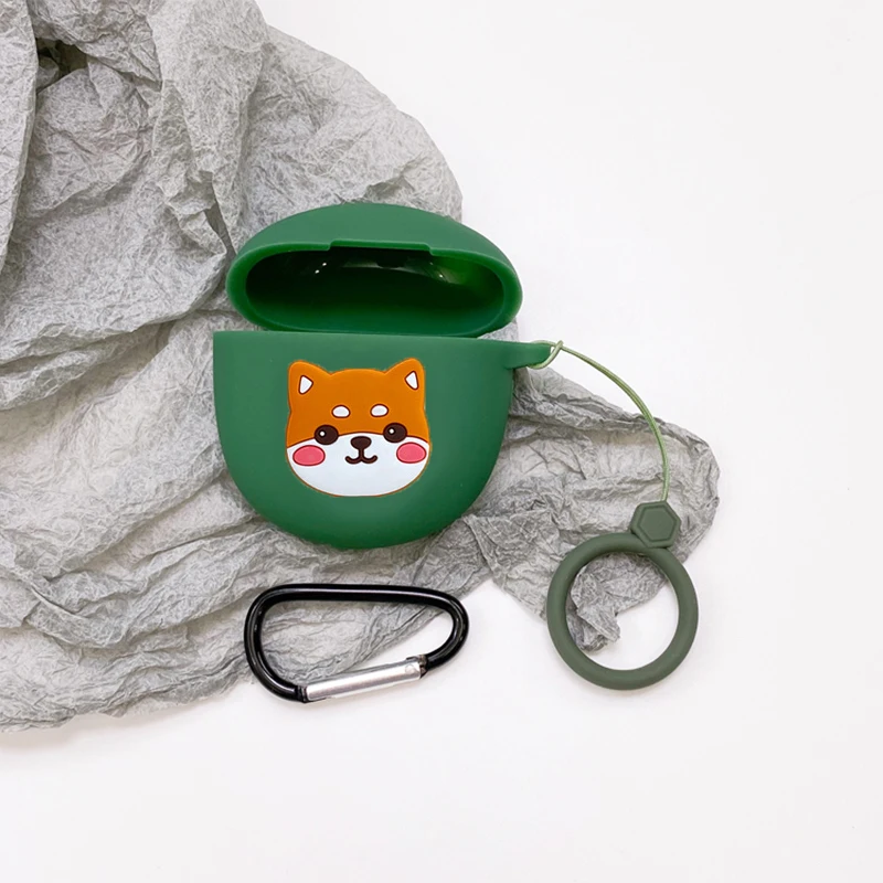 Мультяшный чехол для SoundPEATS Air4, чехол, забавное Силиконовое кольцо, защита от падения, защитный чехол для наушников SoundPEATS Air 4, коробка для аксессуаров