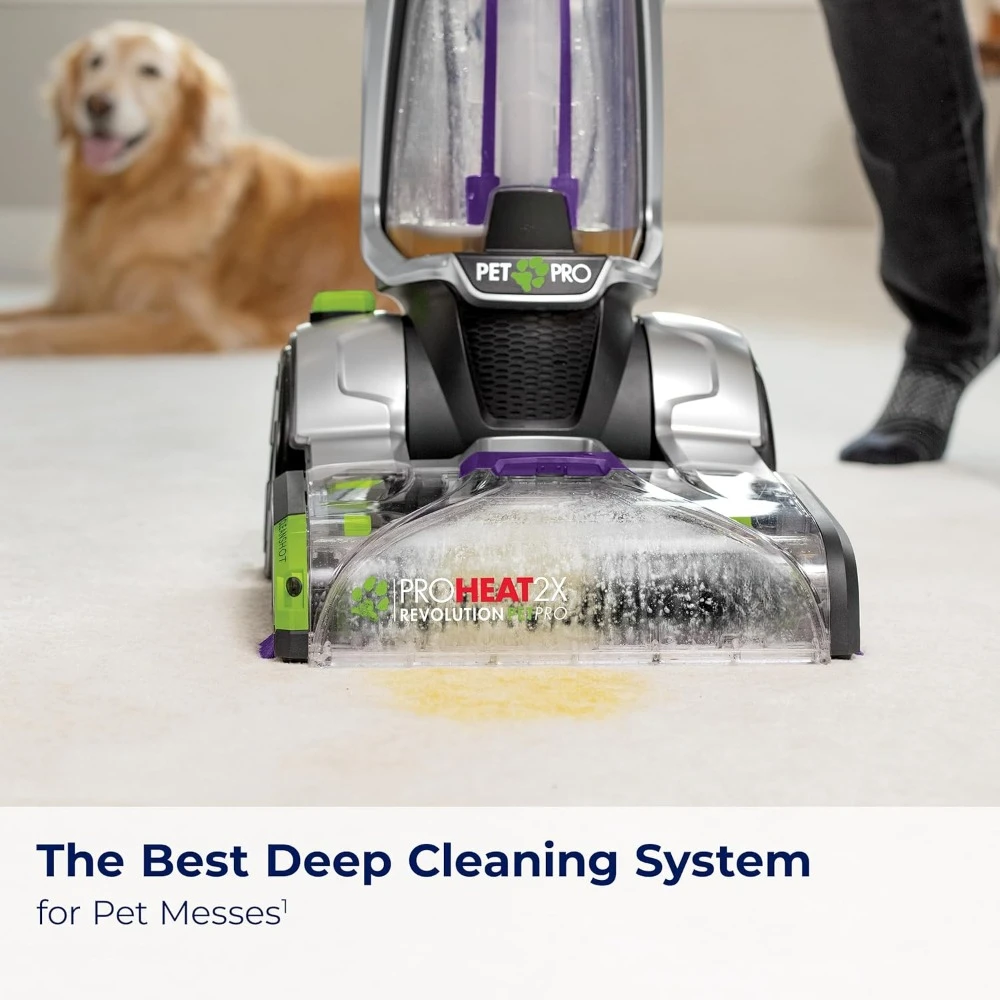 Upright Deep Cleaner, 30-minute Dry Time, Dual Dirt Lifter Powerbrush, Hose & Tool Attachment