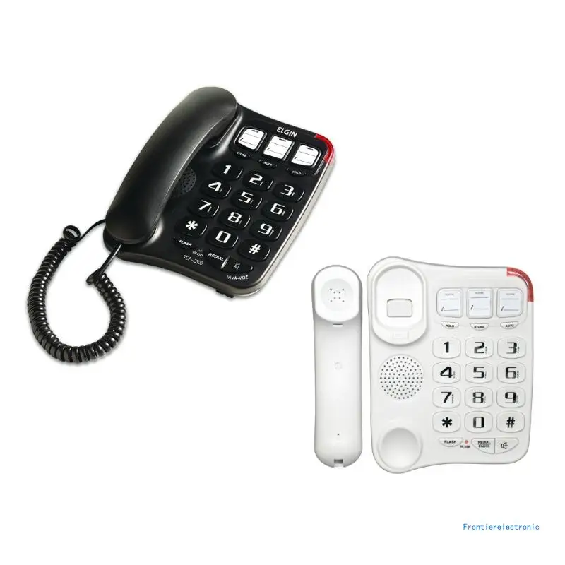 Senior-Friendly Telephone Landline Phone Large Buttons and High Volume Ringer DropShipping