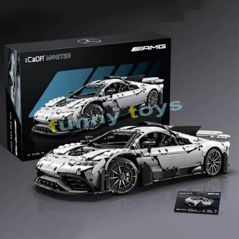 Cada Building Blocks Ben z AMGONE Supercar Racing Car 3295+PCS Model Remote Control Boy Toy Assembly Christmas Gift