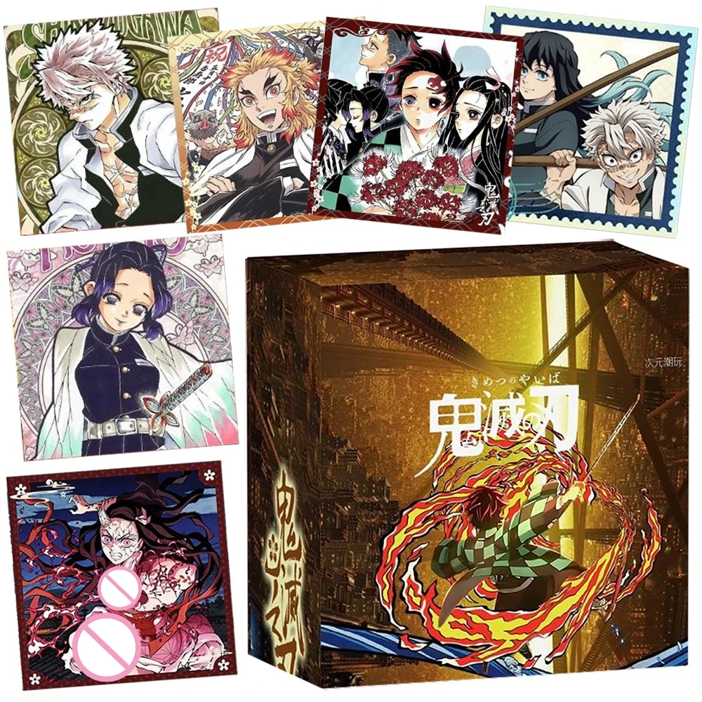 

Demon Slayer Limited Edition Anime Collection Card Classic Protagonist Kamado Tanjiro Kamado Nezuko Creative AR Square Card Toys