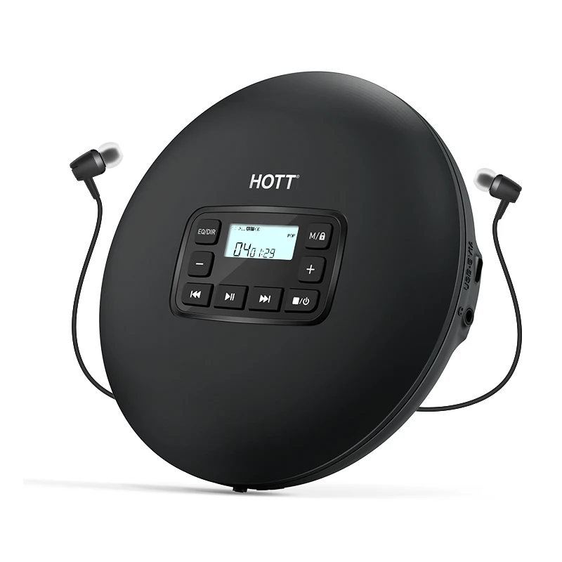 

Портативный CD-плеер с наушниками, ударопрочный, для дома, путешествий и автомобиля – хит продаж