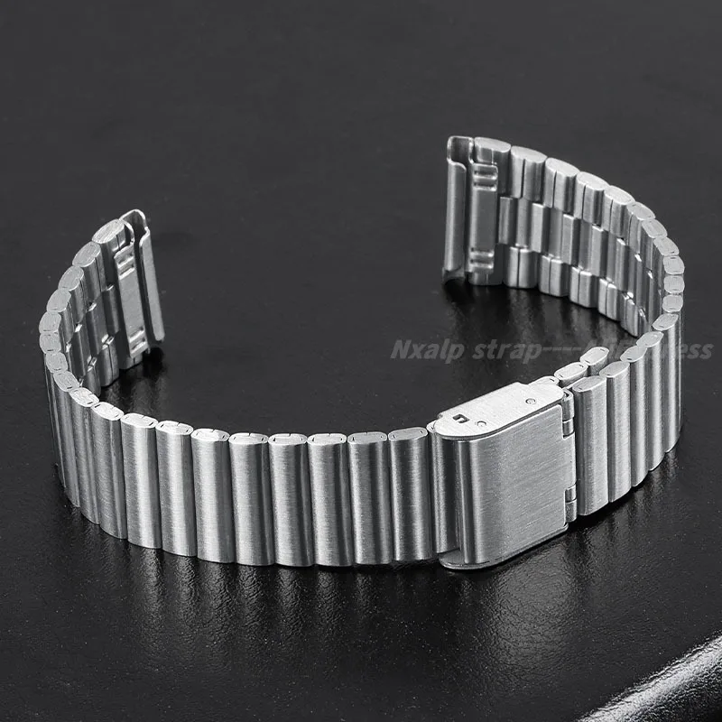 10mm 12mm 14mm 16mm 18mm 20mm Stainless Steel Watch Band Ultra-thin Metal Bracelet Silver for Men Women Universal Watch Strap