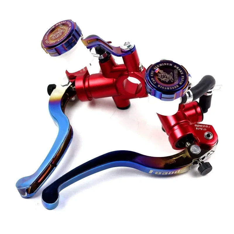 7/8 cala uniwersalne uchwyty hamulca motocyklowego kierownica hydrauliczny cylinder sprzęgła dźwignie Pit Pro dla HONDA dla Yamaha