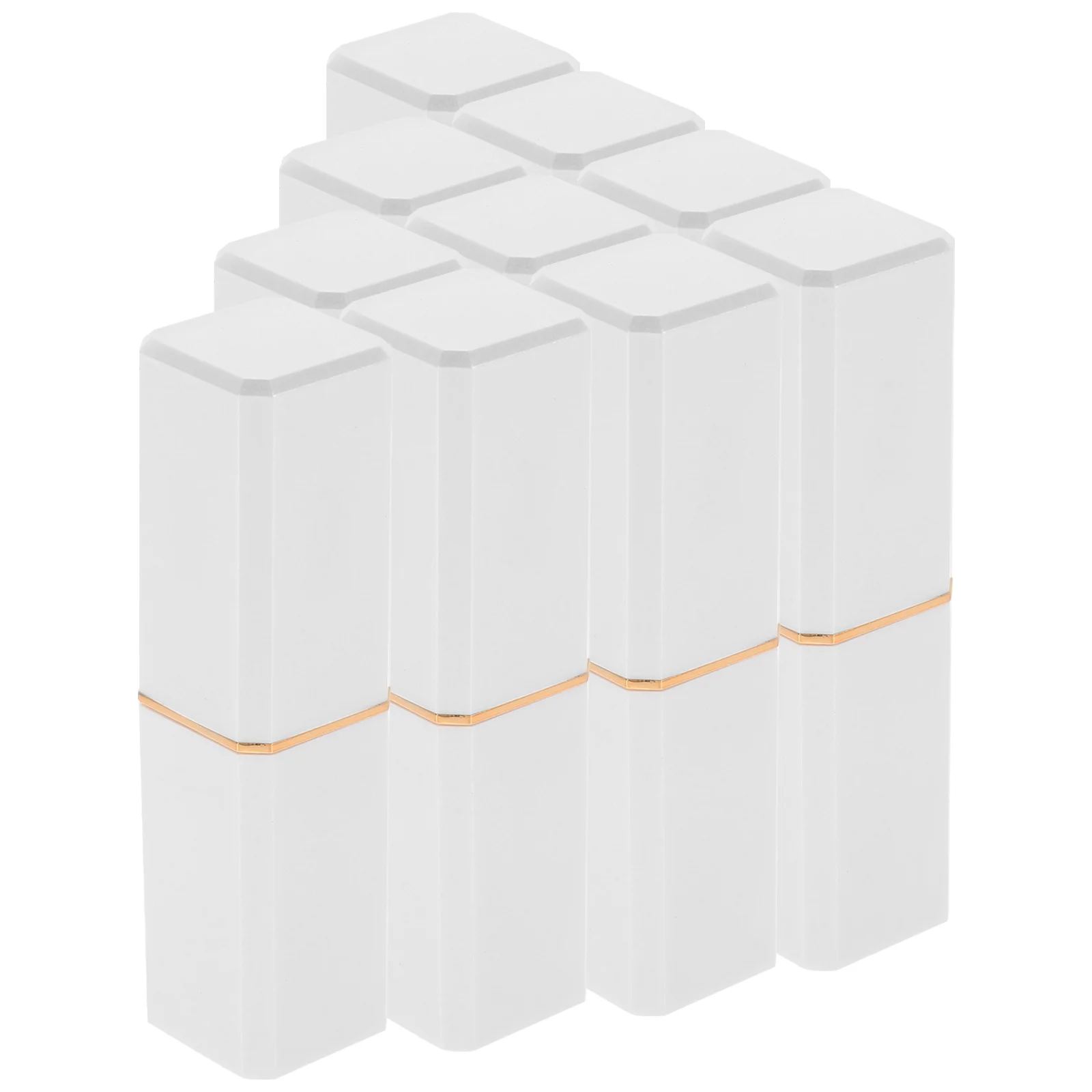 10 قطعة أنابيب ملمع الشفاه الصغيرة 3.5 جرام زجاجات بلسم الشفاه الفارغة القابلة لإعادة الملء عصرية محمولة مريحة للاستخدام اليومي للنساء #6