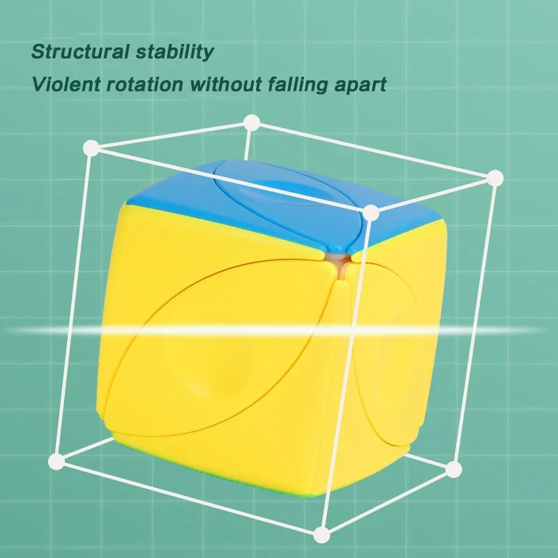 MOYU Bambini Insegnamento Puzzle Serie 3x3x3 Cubo Magico Unicorno Budino Bumpy Piccolo Cappello Rosso Cubo Magico Set Giocattoli Educativi di Velocità