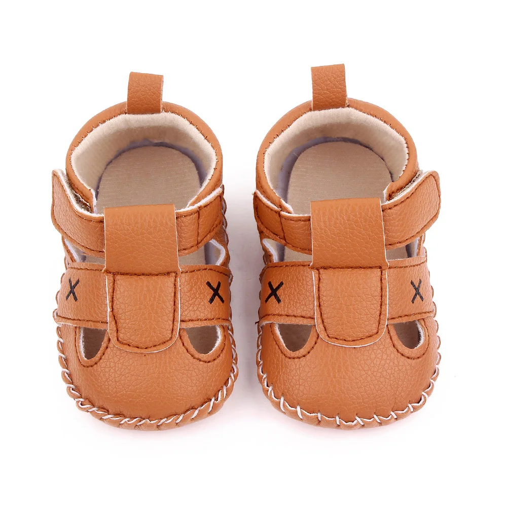 Baby Shoes Soft PU Hollow Sandal for Toddler Boys and Girls 0-2 Years Spring and Summer High Quality Walking Shoes Fashion D2617