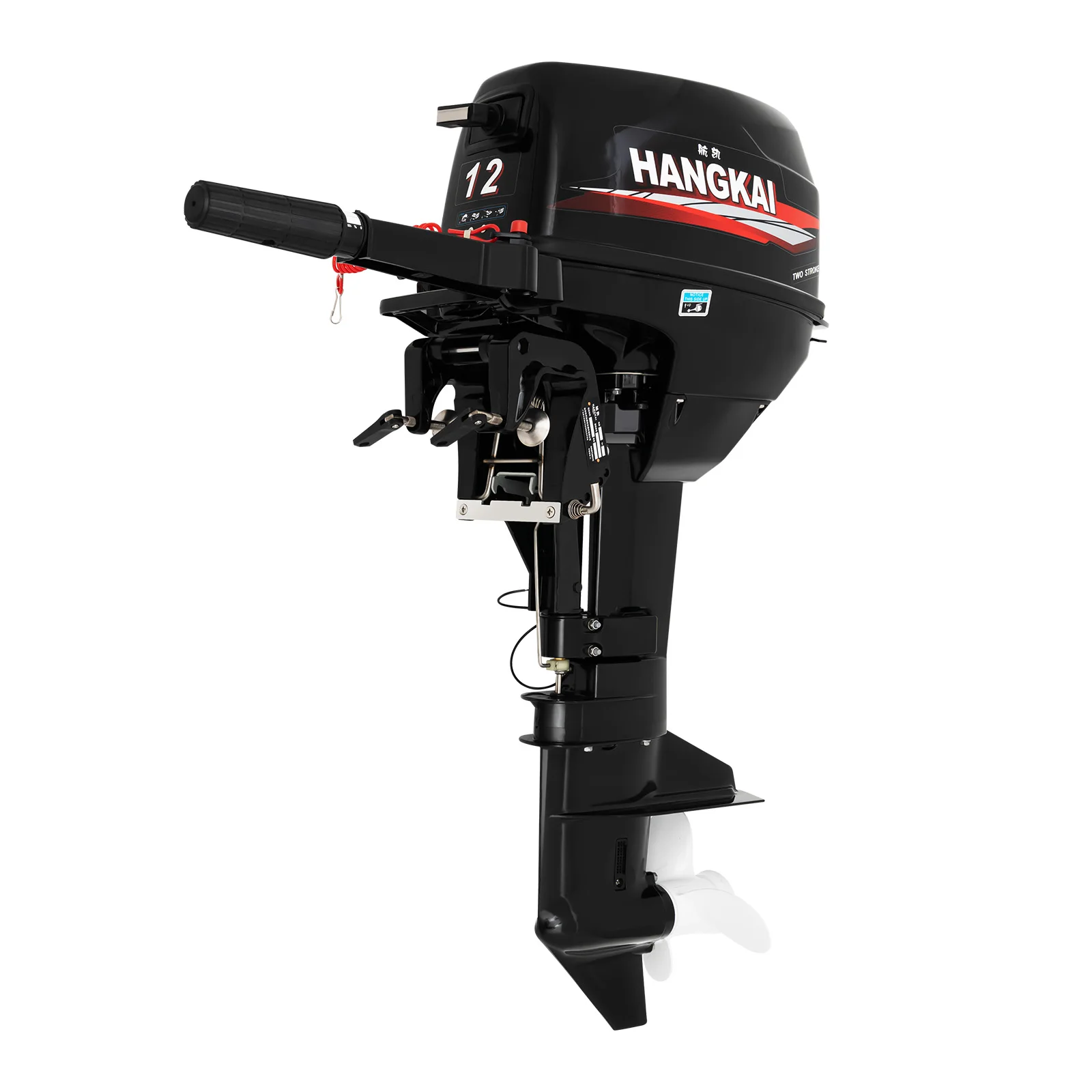 2-stroke 12 horsepower outboard engine water-cooled gasoline version