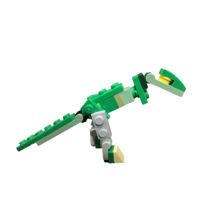 27 PCS Ancient Tyrannosaurus Rex Modular MOC Green Dinosaur Building Block Model Children's Assembly Puzzle Toys Christmas Gifts