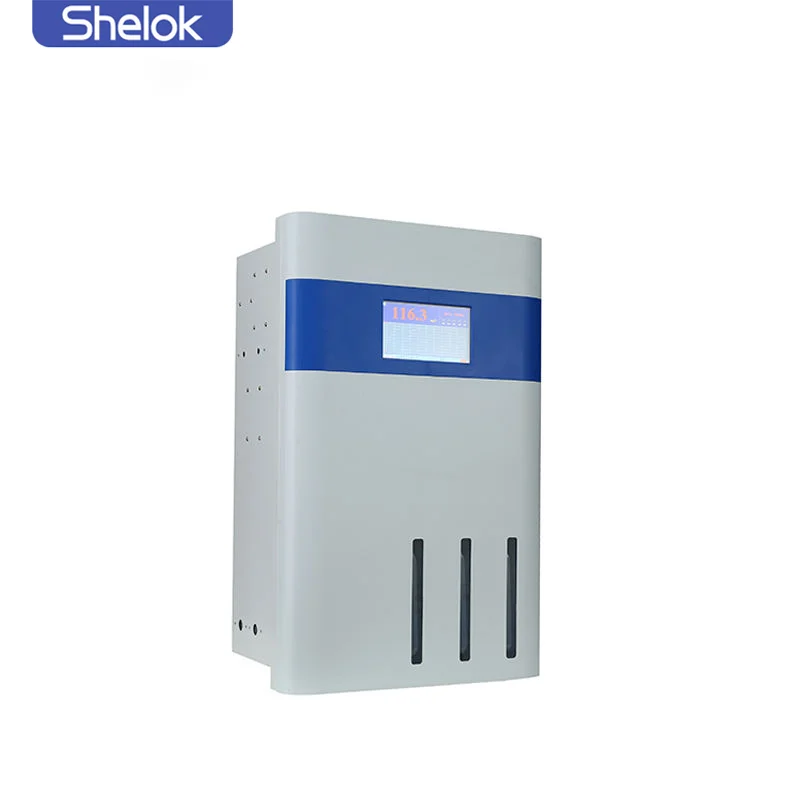 Shelok Wall-mounted LCD display Chemistry Analyzer Sodium Silicon Phosphorus Analyzers Online Phosphate Analyzer