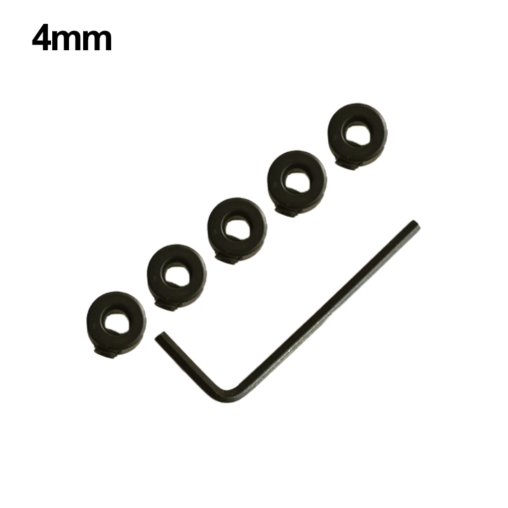 Depth Stop Ring Depth Stop Collars Carpentry DIY Projects Carbon Steel Clamping Device Positively Locks Setscrew Type