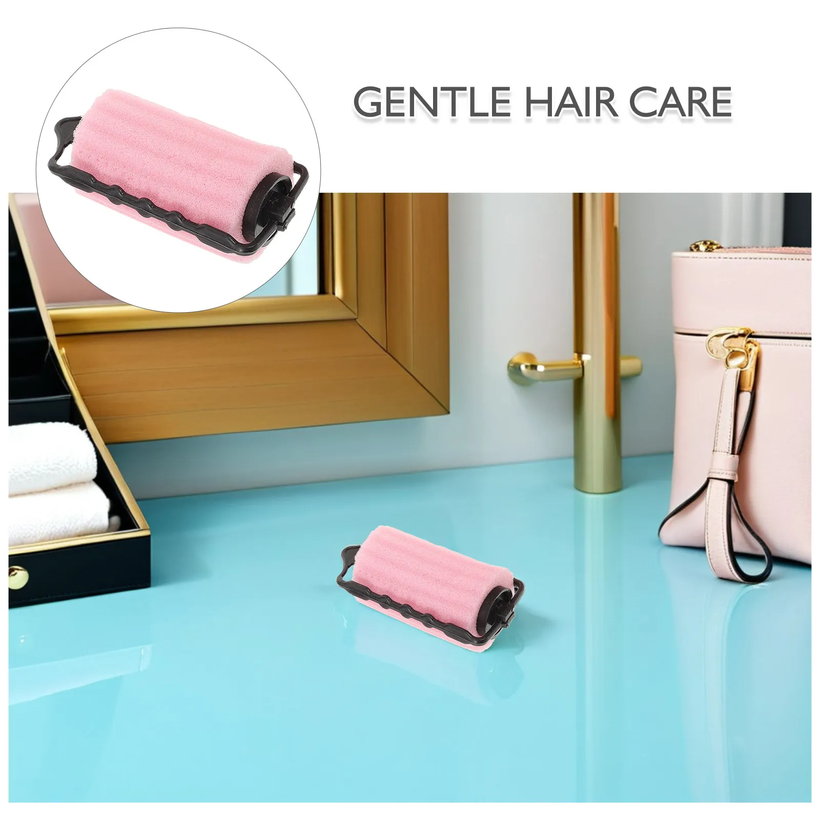 18Pcs Sponge Hair Rollers Soft Curlers No Heat Curlers for Women Travel Friendly Sleep Styling Tools Sponge Rod