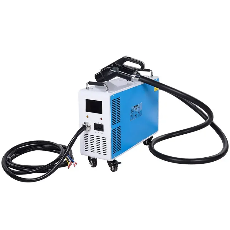 GBT CHAdeMO CCS Single Gun Movable Fast Charger 400V Portable 7kw DC Power Station Charging Pile