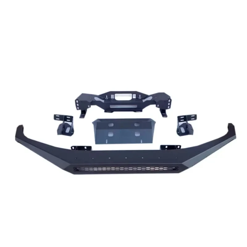 High Quality 4X4 Offroad Black Steel Front Bull Bar Bumper Exterior Accessories For Pickup Truck view 3